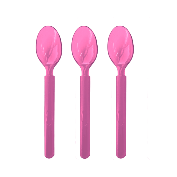Picture of Pink Reusable Spoons 20pk